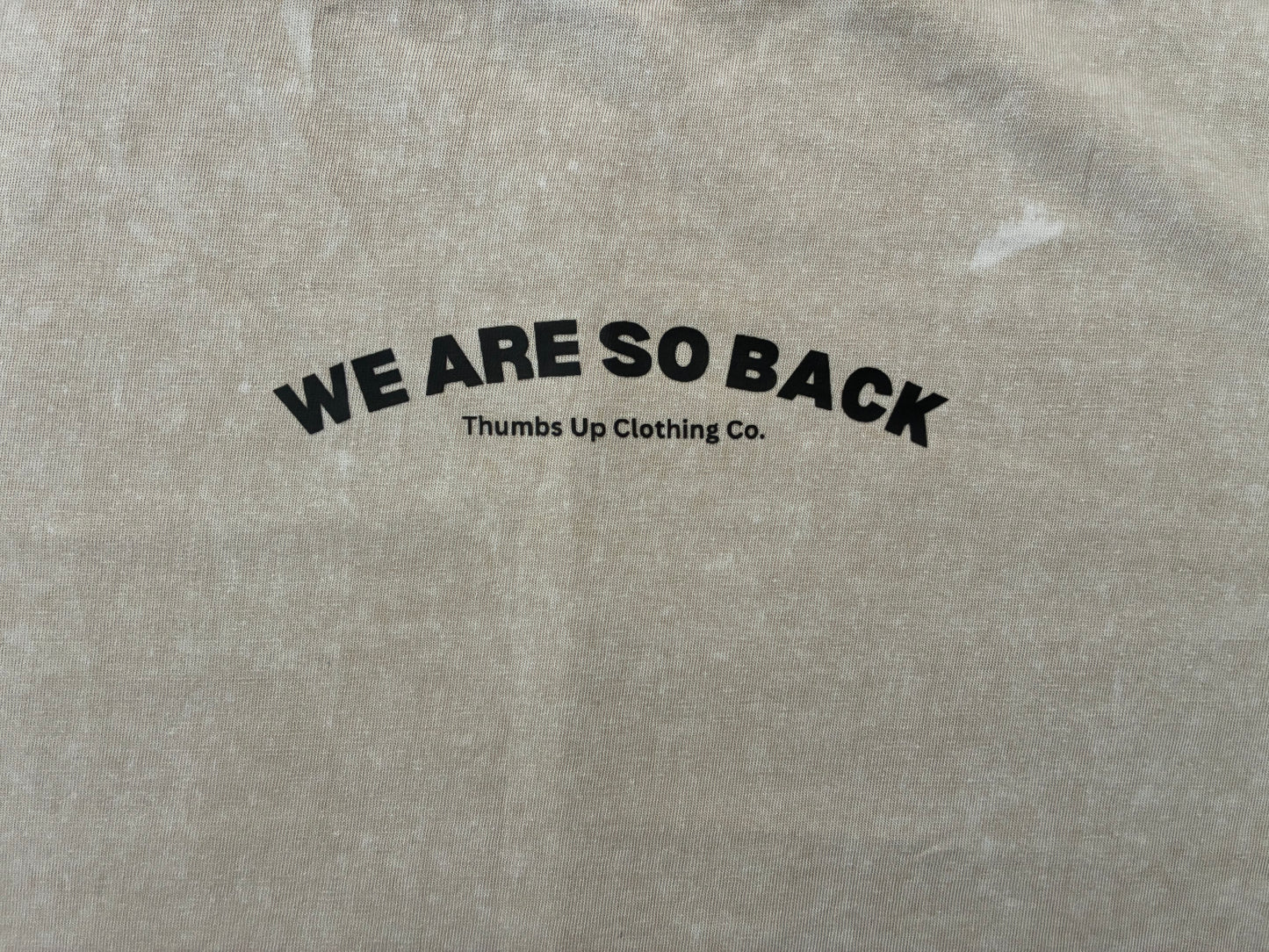 “We Are So Back” shirt
