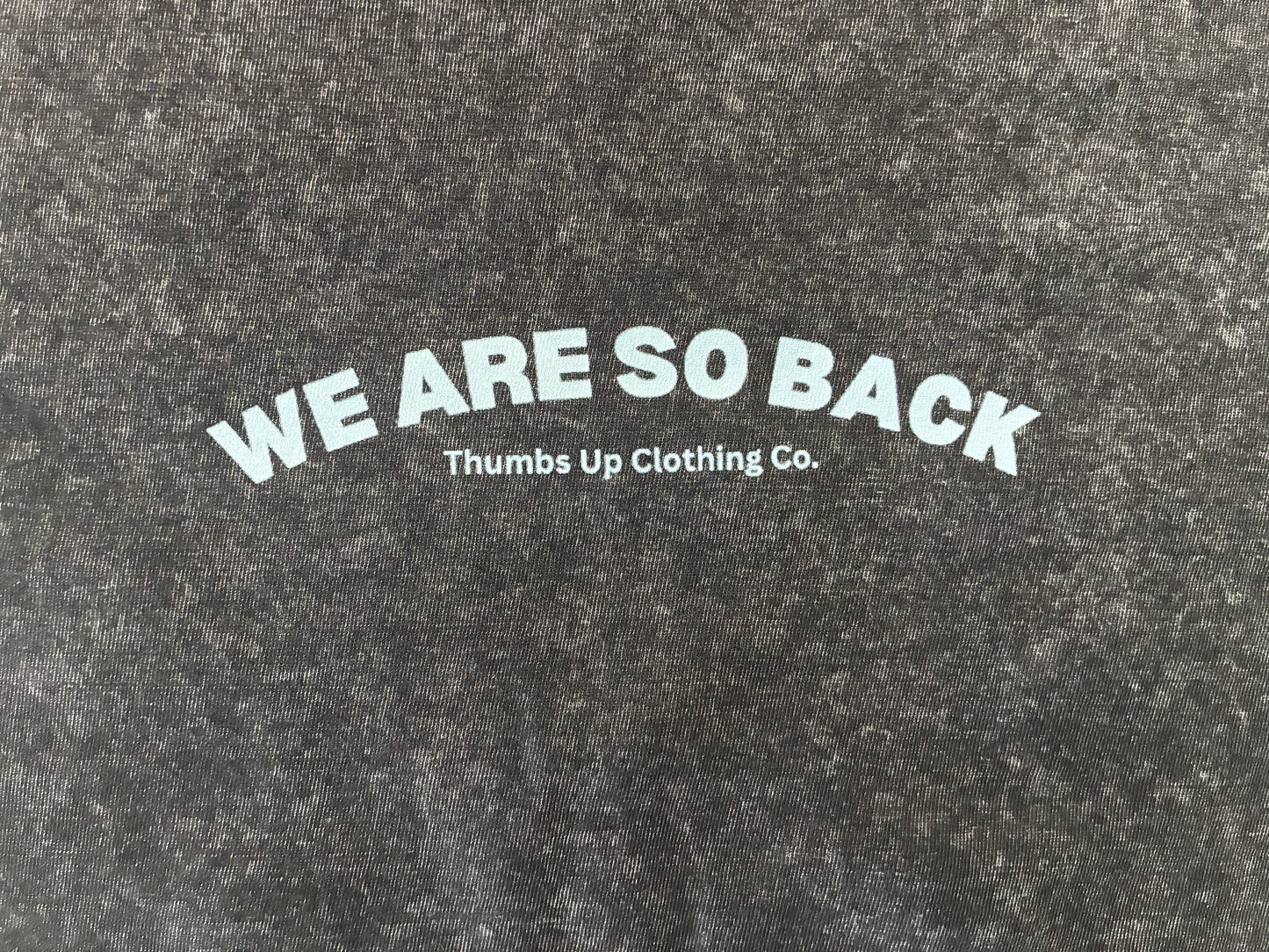 “We Are So Back” shirt